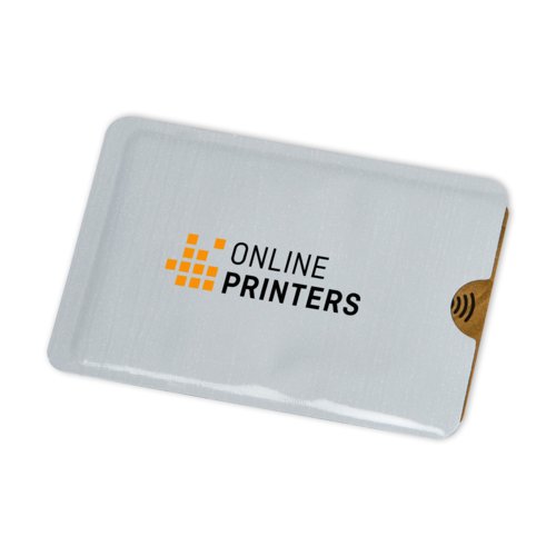 Light card case with RFID protection.