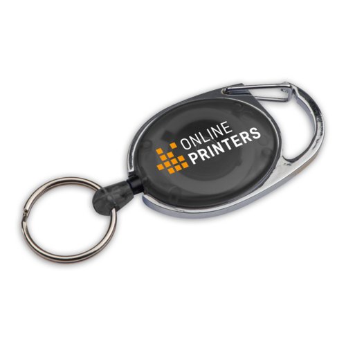 Employee retractable keyring with clip 1