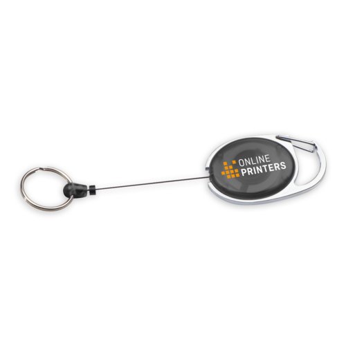 Employee retractable keyring with clip 3