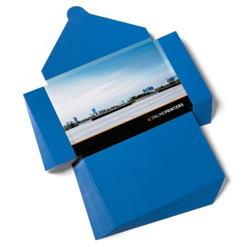 Folders with tuck tab flaps, A6 4