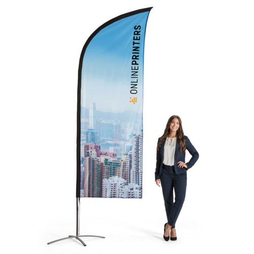 Wingflag System, incl. print, 84 x 305 cm 1