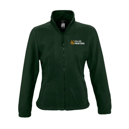 Fleece jacket with full zipper and pockets.