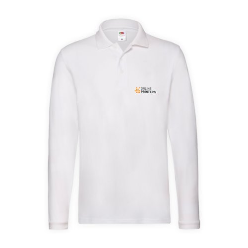 Fruit of the Loom long sleeve polo shirts 1