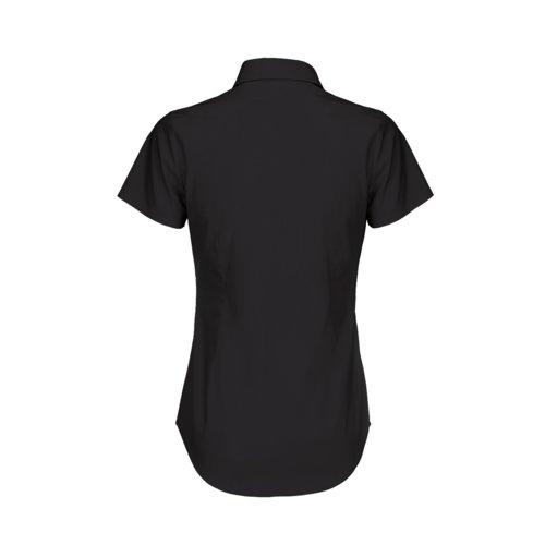 B&C Black Tie short sleeve dress shirts 4