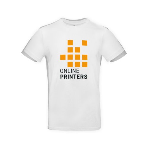 Ash gray cotton t-shirt for men.