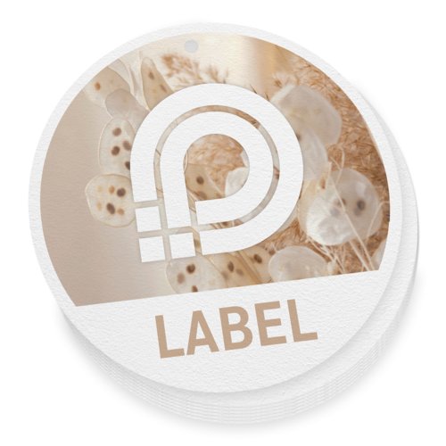 Product tags, 14.8 cm diameter, round 2
