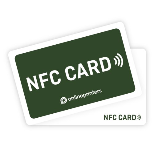 NFC business cards, 8.6 x 5.4 cm, 4/4 colours 1