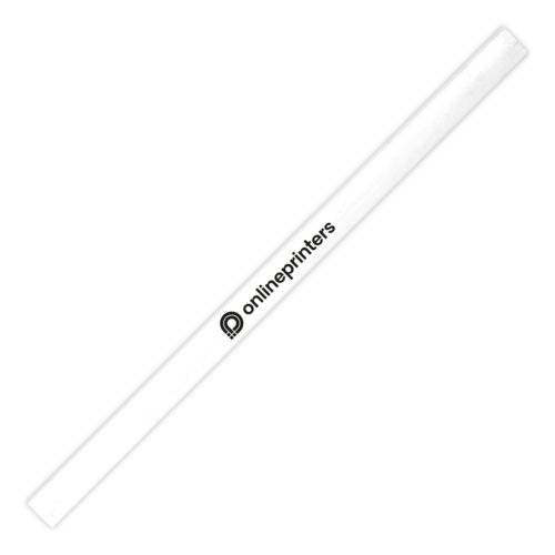 White wooden carpenter pencil, pattern.