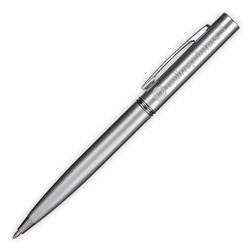 Gray metal laser pointer with pattern.