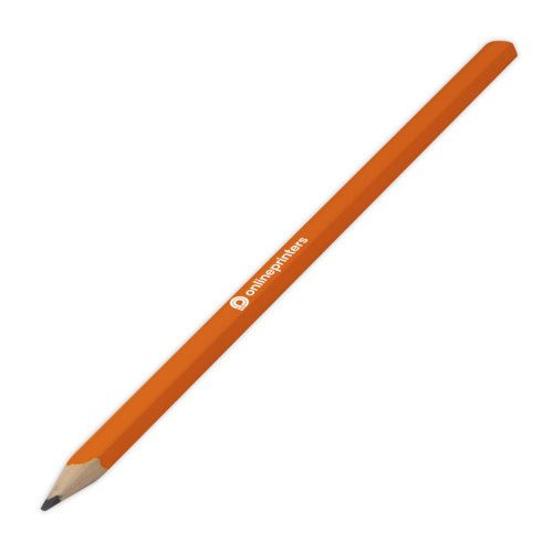 Orange carpenter pencil.