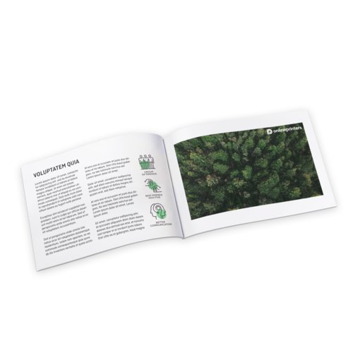 Catalogues, eco/natural paper, landscape, A5 4