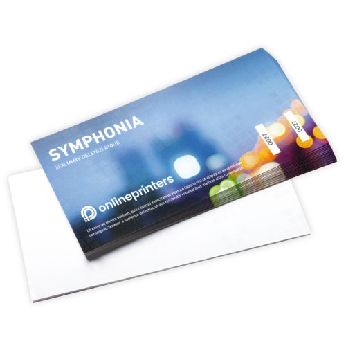 Paper tickets, printed on one side.
