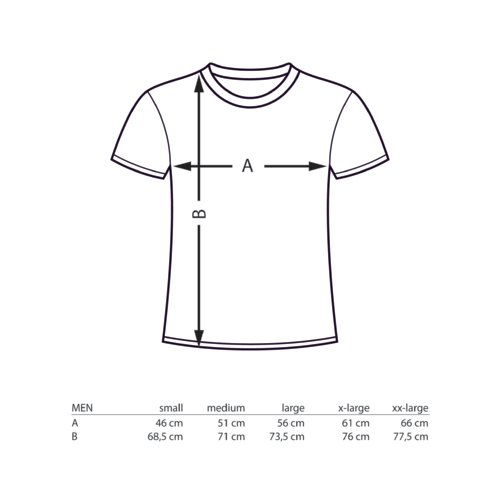 Cotton T-Shirt with short sleeves and round neck.