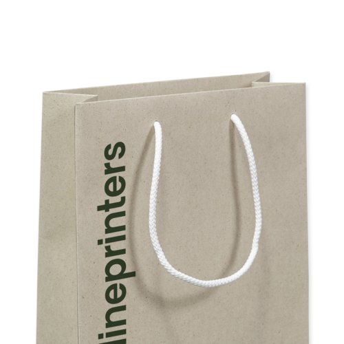 Natural paper rope handle bag, 40 x 30 x 8 cm 3