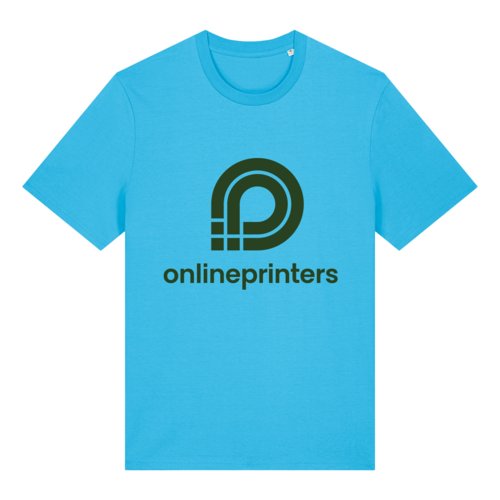 Aquablue organic cotton t-shirt in unisex fit.