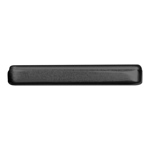 Black power bank with 5,000 mAh charging capacity.