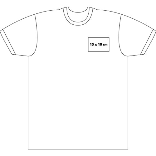 Cotton T-shirt with short sleeves for men.