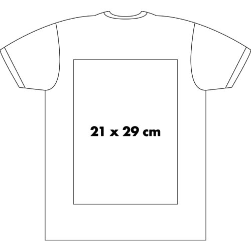 Cotton t-shirt for men with short sleeves and round neck.