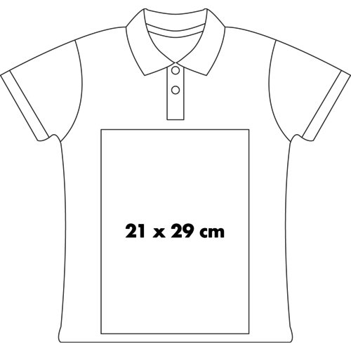 Women's polo shirt in cotton with short button placket.