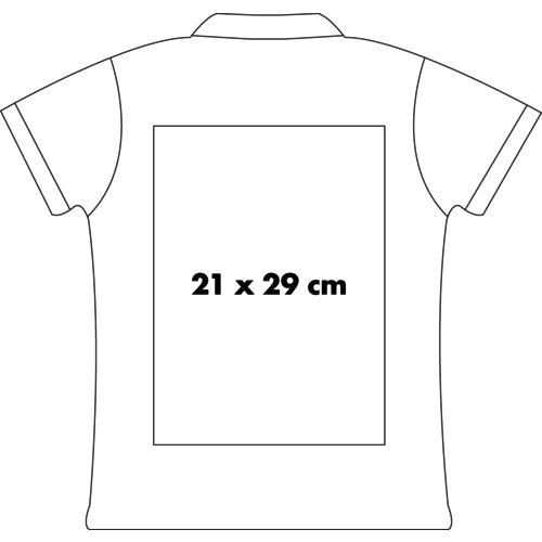 Saffron-colored women's cotton polo shirt with a short button placket.