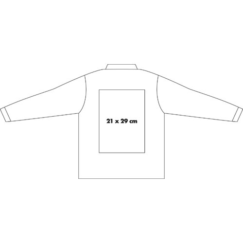 Long-sleeve polo shirt for women.