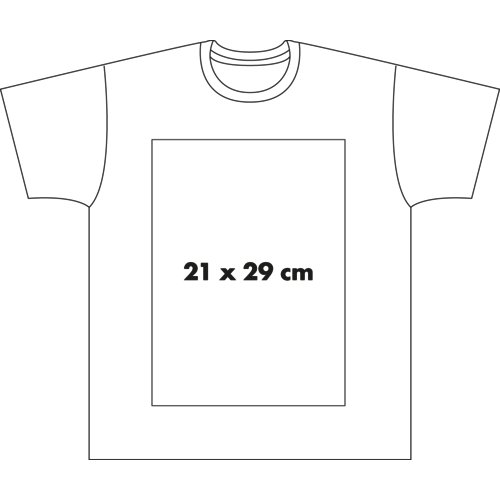 White fabric T-shirt for men with short sleeves.