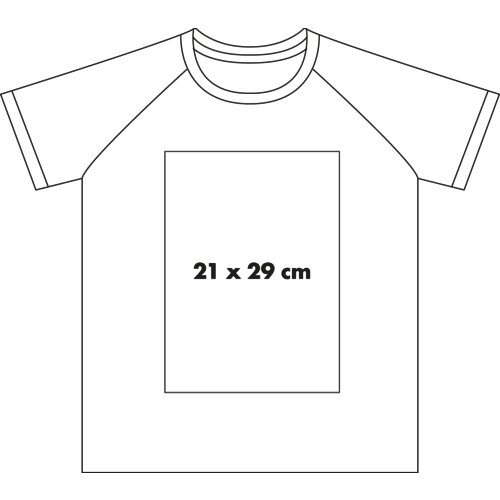 Men's athletic t-shirt made of performance material with short sleeves.