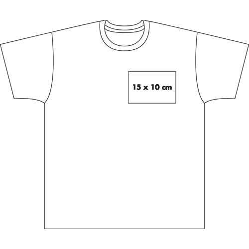 Cotton T-shirt for men with crew neck.