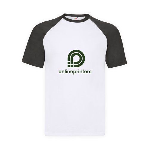 Cotton T-Shirt with contrasting raglan sleeves.