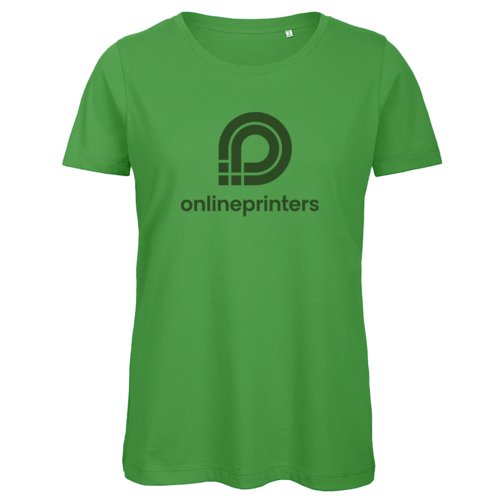Women's fabric t-shirt with short sleeves.