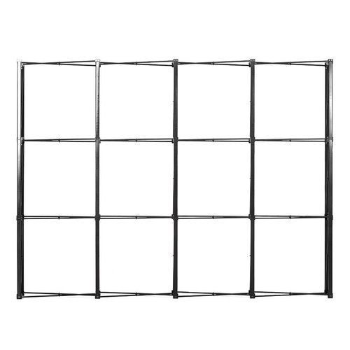 Black Pop-Up Display System, straight.