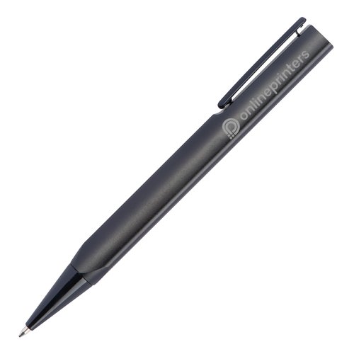 Black writing set with ballpoint pen and case.