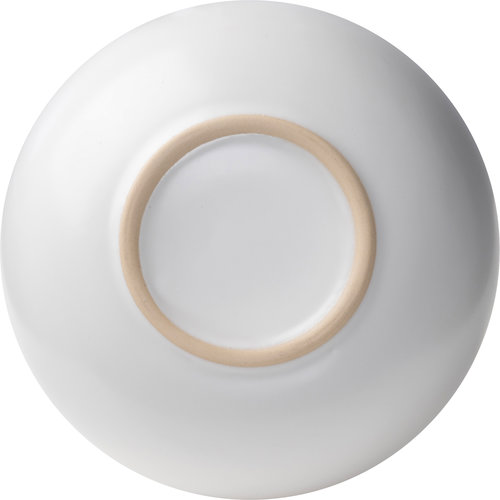 White ceramic bowl with a smooth surface.