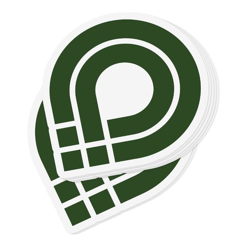 Paper sticker with custom contour.