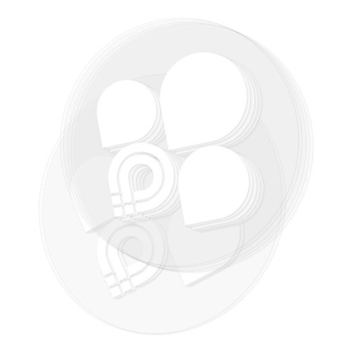 Free-form stickers, round shape.