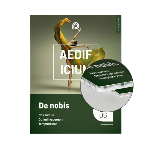 Gofrētās plastmasas plāksnes lielām tirāžām