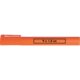 Orange highlighter with protective cap.