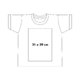 Cotton T-shirt with short sleeves and crew neck.