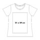 Cotton T-shirt with short sleeves, unisex fit.