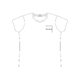 Cotton T-shirt with short sleeves and crew neck.