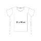 Cotton T-Shirt with short sleeves and round neck.