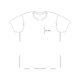 Cotton T-shirt with short sleeves and a round neckline.