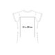 Cotton t-shirt with short sleeves and round neck.
