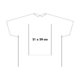 Cotton T-shirts with short sleeves and a round neckline.