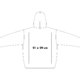 Cotton hoodie with hood and kangaroo pocket.