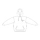 Cotton hoodie with hood and kangaroo pocket.
