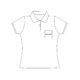 Cotton polo shirt with short sleeves and collar.