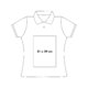 Cotton polo shirt with short button placket and collar.