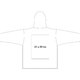 Cotton sweatshirt jacket with hood and full zipper.