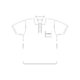 Pique polo shirt with short sleeves and button placket.